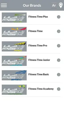 Fitness Time android App screenshot 1